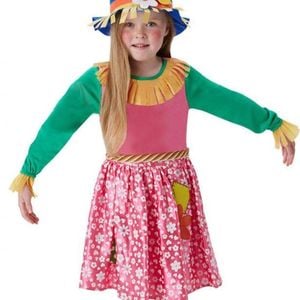 Mrs Scarecrow Girls Fancy Dress Costume - Medium