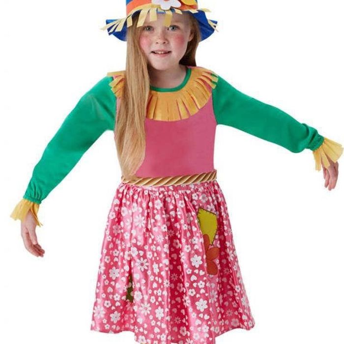 Mrs Scarecrow Girls Fancy Dress Costume - Medium
