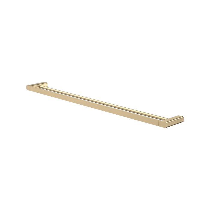 Caroma 930mm Brushed Brass Luna Double Towel Rail