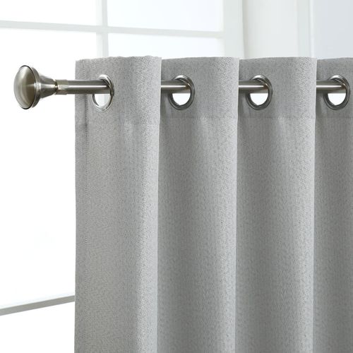 Windoware 1750 - 3050mm 19/22mm Satin Adjustable Metal Curtain Rod ...