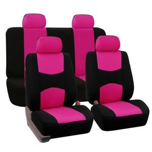 Catzon Car Seat Covers Full Set Universal Fit Interior Accessories For Truck Van Suv-rosepink