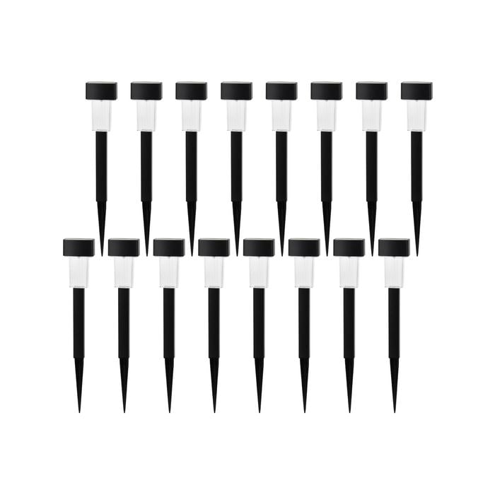 Click Black Solar Pathway Light - 16 Pack