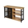 Levede Industrial Bar Cabinet Wine Steamrack 120CM