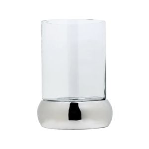 Ssh Collection Carmichael Large 34cm Tall Hurricane Lamp - Nickel