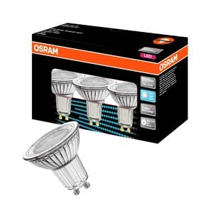 Osram GU10 LED 650lm Day Light 7W Downlight Globes - 3 Pack