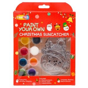 Crafted Paint Your Own Christmas Suncatcher 6 Pack