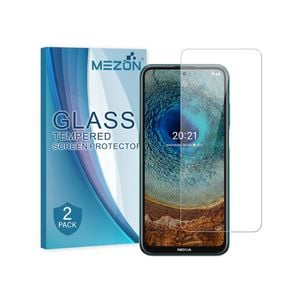 2 Pack MEZON Nokia X20 Clear Tempered Glass Screen Protectors