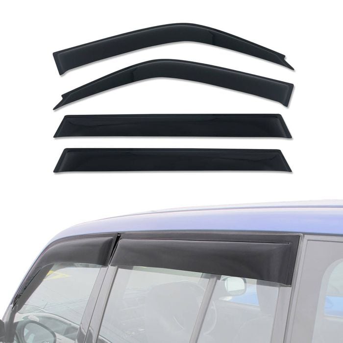 AUSGO Weather Shields for Toyota RAV4 5-Door 1994-2000 Weathershields Window Visors Wind Deflectors