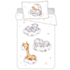 Sweet Home Clouds Kids Cotton Quilt Cover Bedding Set For Toddler Bed
