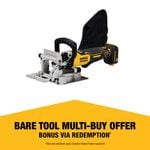 DeWALT 18V XR Biscuit Joiner DCW682N-XJ - Skin Only