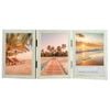 Frankie & Me Hinged 4x6'' Triple Picture Frame Home/Office Photo Decor Oak
