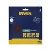 IRWIN 178mm 120G No Holes Quick Fit Random Orbital Sanding Discs - 5 Pack