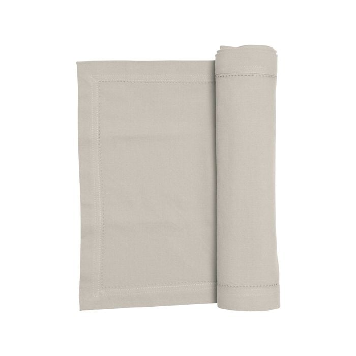 RANS Elegant Hemstitch Runner 135cm - Ivory