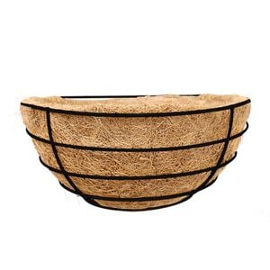 Jack 35cm Black Granada Hanging Wall Basket