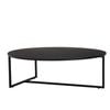 Modern Furniture TURNER Round Coffee Table 100cm - Black