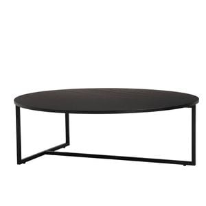 Modern Furniture TURNER Round Coffee Table 100cm - Black