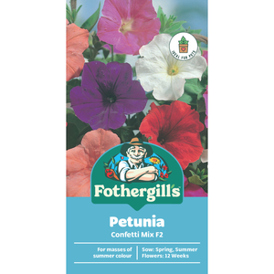 Fothergill's Mixed Confetti Petunia Flower Seeds