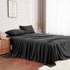 LINENOVA Pre Washed Microfiber Sheet Set - Double,Black