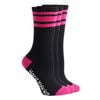 Hard Yakka Size 3-8 Black/Pink Women's Bamboo Work Socks - 3 Pack
