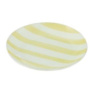 Emporium Lulu Glass Stripe Plate