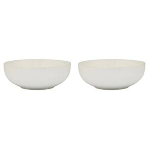 2PK Ecology Element Stoneware Serving Bowl Tableware 27cm - Blanc