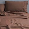 Canningvale Single Cozi Cotton Sheet w/ Pillowcase Set - Nutmeg