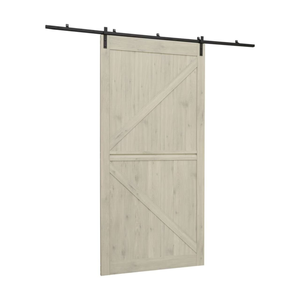 Pillar 2150 x 1000mm Washed Woodgrain PVC Barn Door Complete Kit