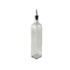 Argon Tableware Square Olive Oil / Vinegar Bottle With Tapor Pourer - 500ml
