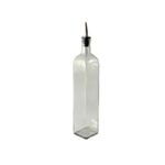 Argon Tableware Square Olive Oil / Vinegar Bottle With Tapor Pourer - 500ml