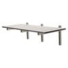 Metlam Australia 960mm x 400mm White Compact Laminate Folding Shower Seat