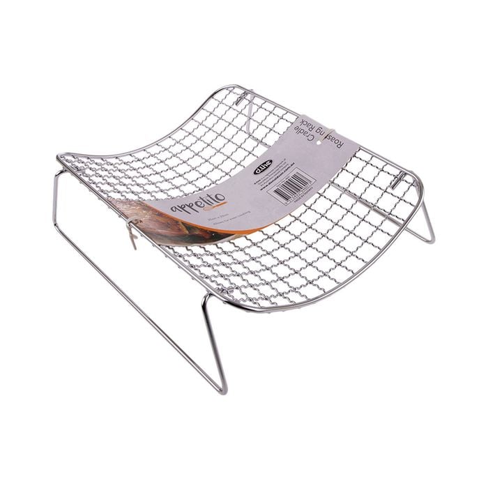 Appetito Cradle Roasting Rack 25x22cm Silver