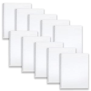 10pc Spirax 592 Writing Notebook School Stationery 22x18cm 120-pages Yellow