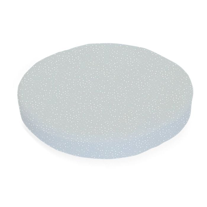 Babyhood Amani Bebe Jersey Cotton Round Fitted Sheet - Drops