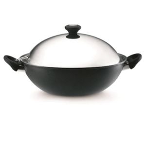 Meyer Cook 'n' Look Induction Covered Wok 36cm