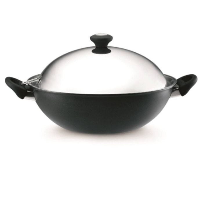 Meyer Cook 'n' Look Induction Covered Wok 36cm