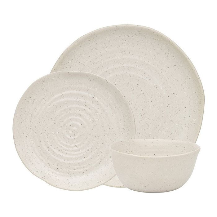 Ecology Ottawa 12 Piece Stoneware Dinner Set Calico 27.5x27.5x3cm
