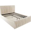 Blaine Velvet Bed Frame Beige - Double
