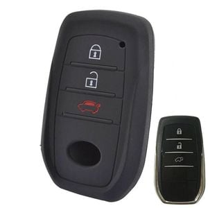 Remote Key Cover Fob Case Silicone For Toyota Hilux Highlander Camry Rav4 Skin