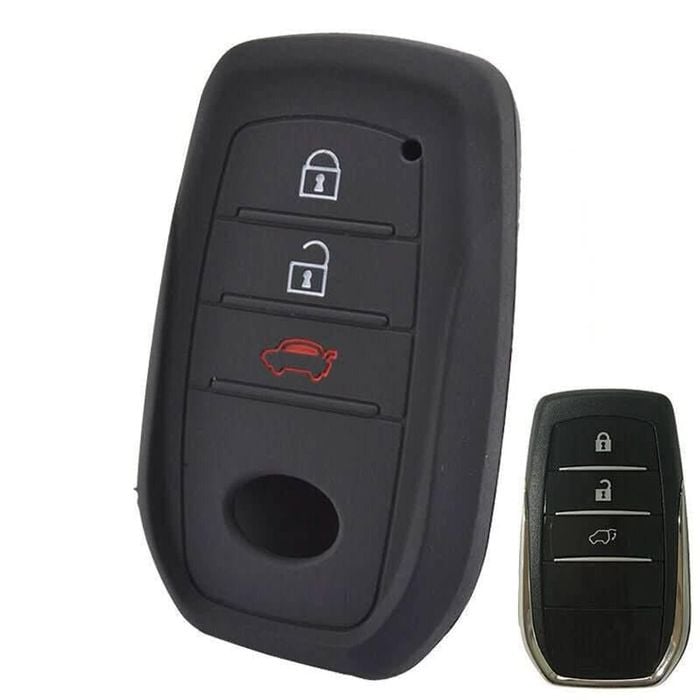 Remote Key Cover Fob Case Silicone For Toyota Hilux Highlander Camry Rav4 Skin