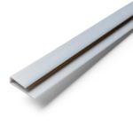 Wall Art 2400mm Brushed Aluminum Wet Area Panel End Cap Pvc