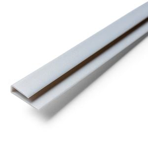 Wall Art 2400mm Brushed Aluminum Wet Area Panel End Cap Pvc