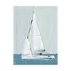 Artey | Set Blue Sail II - Stretched Canvas - Stretched Canvas - 90 x 120cm