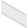 ProtectorAl 1201-2400 x 900mm Pale Eucalypt Raked 16-30º Flat Top Garden Fence Panel