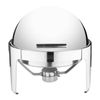 Olympia Paris Chafing Dish Roll Top Round Stainless Steel 6l 450h X 520w X 480dmm