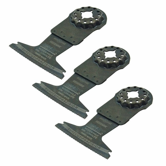 Smart 65mm Starlock Wood And Metal Plunge Cut Bi-Metal Blade - 3 Pack