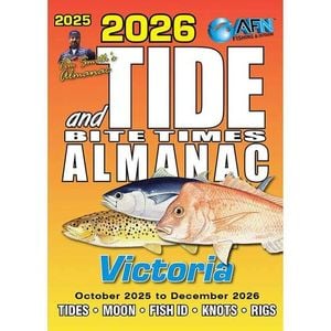 2026 Victoria VIC Tide And Bite Times Almanac Book
