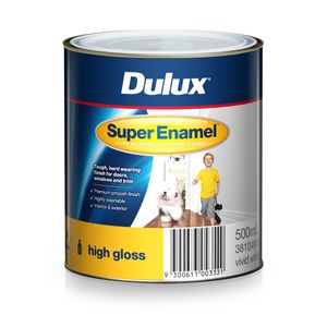 Dulux 500ML Super Enamel Paint High Gloss Vivid White