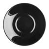 Olympia Saucer Cafe Black 12 Pack Commercial Tableware