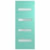 Hume 2340 x 820 x 40mm Entrance Door Newington Translucent Glass XN5