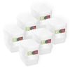 18pc Lemon & Lime Keep Fresh 300ml/11cm Food Container Takeaway Storage Clear